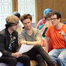 Photo Flash: Green Day Visits AMERICAN IDIOT Rehearsals