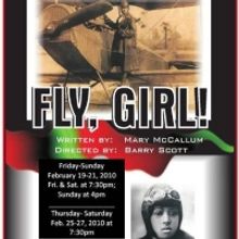 Mary McCallum's FLY, GIRL! Opens at Darkhorse Theatre, 2/19