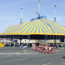 PHOTO FLASH: KOOZA Tent Goes Up at Del Mar Fairgrounds