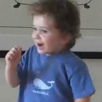 STAGE TUBE: 'The Littlest HAIR Fan' - Pure Joy! Video