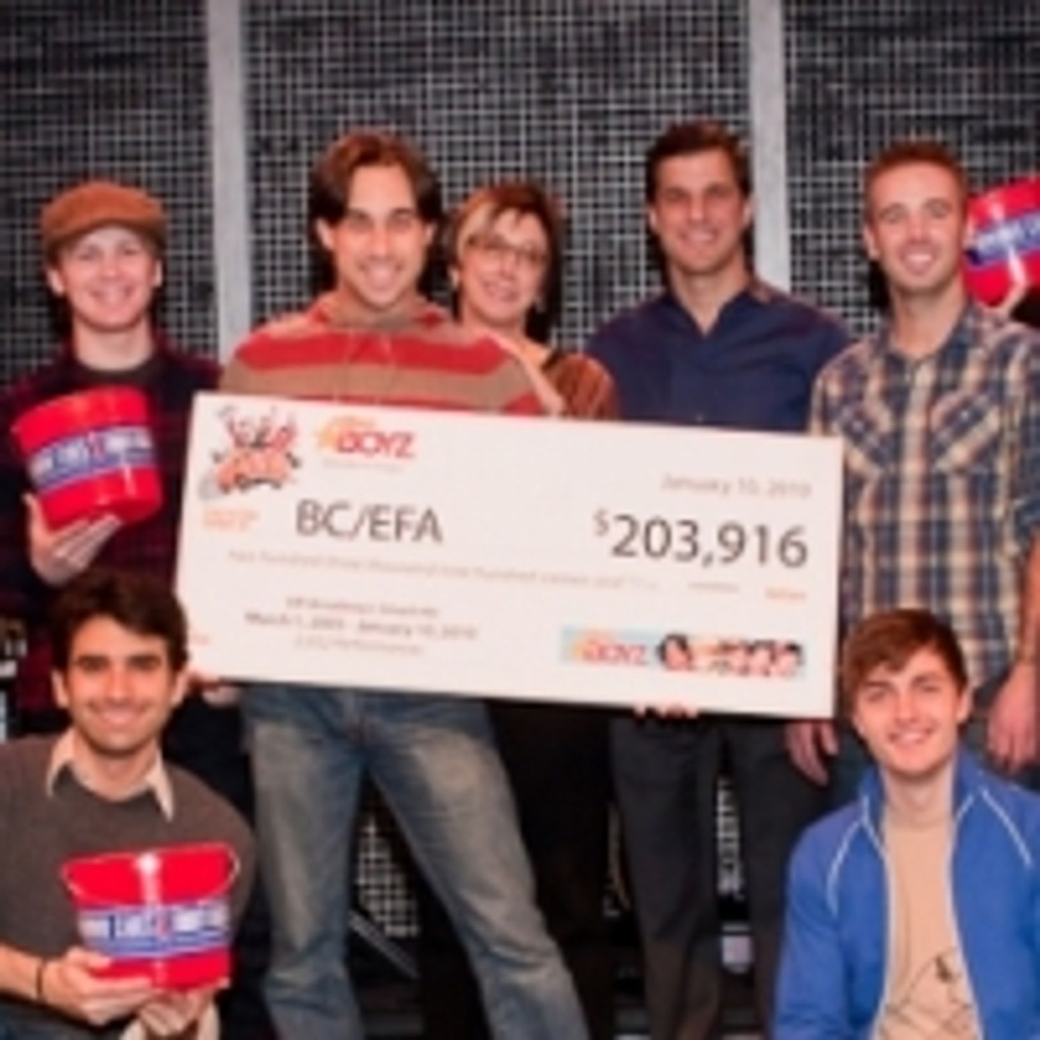 Photos: ALTAR BOYZ Give to BC/EFA  Image