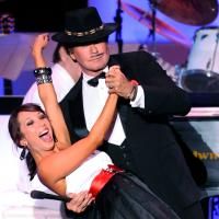 Cheryl Burke & Wayne Newton Tango at the Tropicana for Newton's 'Once Before I Go'…