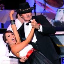 Cheryl Burke & Wayne Newton Tango at the Tropicana for Newton's 'Once Before I Go' Op
