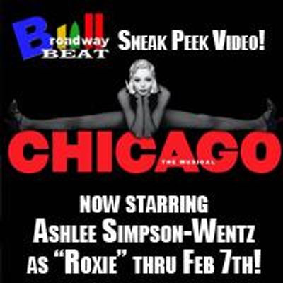 TV VIDEO: Broadway Beat Sneak Peek of Ashlee Simpson-Wentz in CHICAGO