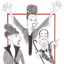 Ken Fallin Illustrates: 'Super Bowl' Performances - Streisand, Merman & Grey