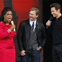 STAGE TUBE: Hugh Jackman And Daniel Craig Surprise Oprah In NYC!
