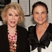 Photo Coverage: Joan Rivers and Tovah Feldshuh Visit 'THE TEMPERAMENTALS'