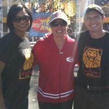 Photo Flash: THE LION KING Tour Donates Toys for AJ in the Morning's Rady Children's 