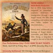 Performance Project At University Settlement Begins PAPER ANGELS Workshop 4/26