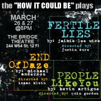 9Thirty Theatre Company Presents The 'How It Could Be' Plays 3/26, 3/27