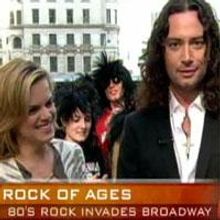 STAGE TUBE: 'ROCK OF AGES' Stars Maroulis & Spanger Visit CBS's 'EARLY SHOW'