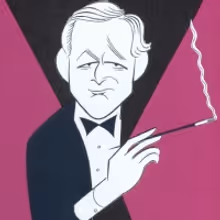 Ken Fallin Illustrates: PRESENT LAUGHTER's Victor Garber