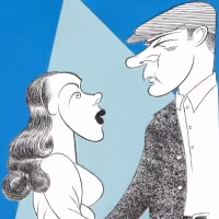 Ken Fallin Illustrates: A VIEW FROM THE BRIDGE's Scarlett Johansson & Liev Schreiber