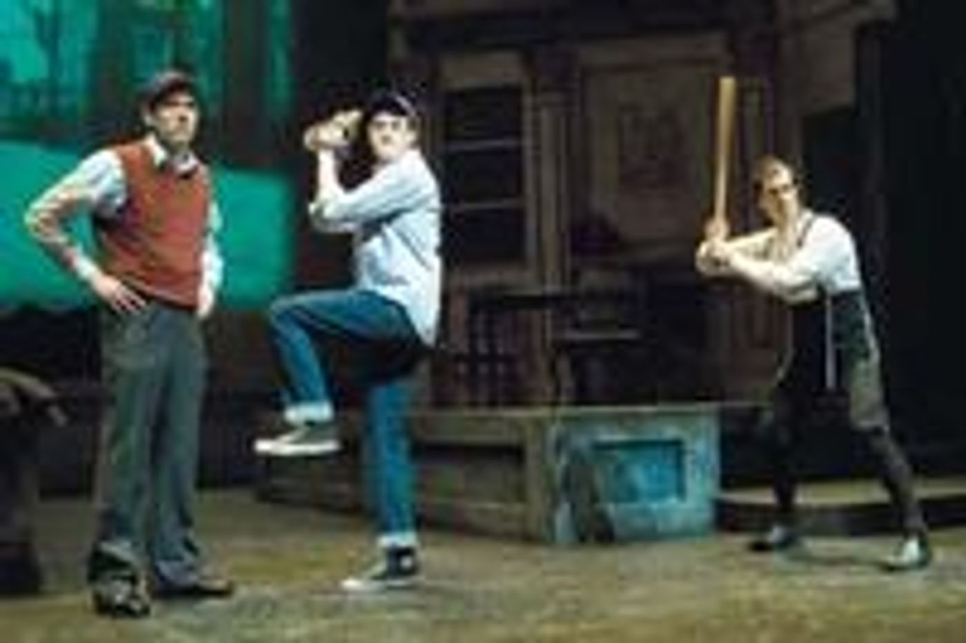 Photo Flash: Michael Navarra, Thomas Gorrebeeck, Corey Fischer and Jonathan Bock in TheaterWorks' Newly Extended THE CHOSEN  Image