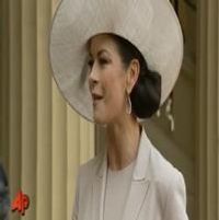 STAGE TUBE: Catherine Zeta-Jones Receives CBE From Prince Charles Video