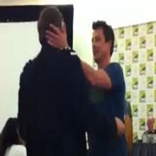 STAGE TUBE: John Barrowman Kisses Fan at Comic Con!