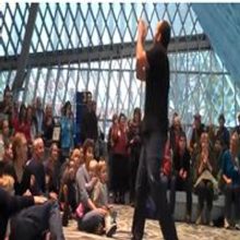 STAGE TUBE: STG Holds STOMP Flash Mob at Seattle Library