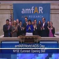 TV: Minnelli & Jackson Ring NYSE Bell for amfAR