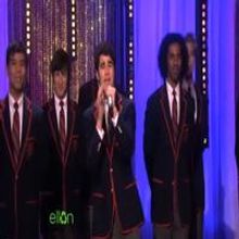 STAGE TUBE: GLEE's Criss and the Warblers Perform on Ellen