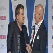 STAGE TUBE: Corden and Stewart Confrontation At Glamour Awards