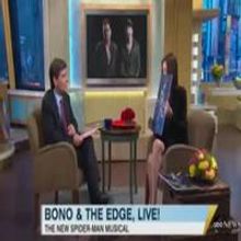 STAGE TUBE: Bono, The Edge, Taymor & Carney Talk Spider-Man on GMA