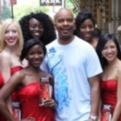 Photo Flash: RACE Stars Promote Show with 'Red Sequined Dress Ladies'