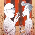 Ken Fallin Illustrates: Molina & Redmayne in RED!