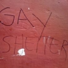 Homeless Shelter for LGBT Youth Defaced with Anti-Gay Graffiti