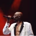 Photo Coverage: Singer Maxi Jazz of Faithless Performs at Glastonbury Festival 2010
