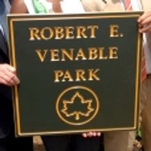 NYC Parks & Rec Cut Ribbon on Robert Venable Park