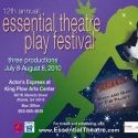 Essential Theatre Presents 3 New Plays in Rep, 7/8-8/8