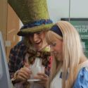 Photo Coverage: ALICE IN WONDERLAND Visits the Bank!