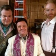 Photo Flash: Nathan Lane on Set with 'Modern Family's' Eric Stonestreet & Jesse…