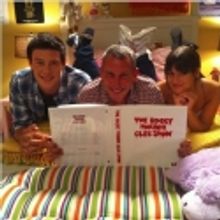 Photo Flash: Shankman, Michele & Monteith on GLEE!
