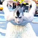 Photo Coverage: Matthew Bourne's Male Swans Flock To Times Square