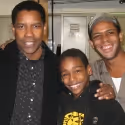 Photo Flash: Denzel Washington Visits Cast of THE SCOTTSBORO BOYS