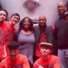 Photo Flash: Sherri Shepherd Visits Jabbawockeez