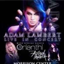 Adam Lambert Comes To The Morrison Center 7/19