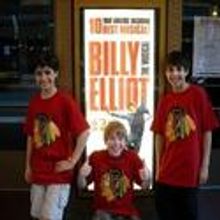 Photo Flash: Boys Of BILLY ELLIOT Cheer For The Blackhawks