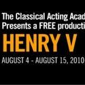 Philadelphia Shakespeare Theatre’s Classical Acting Academy Presents HENRY V 8/4