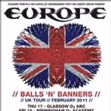 Europe announce Balls 'N' Banners Feb 2011 UK Tour