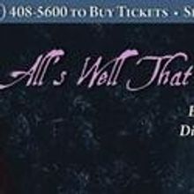 ALL'S WELL THAT ENDS WELL Kicks Off Shakespeare Theater Of NJ Fall Season 9/15
