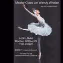MMAC presents a Master Class with Wendy Whelan 10/25