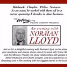 Colony Theatre Co Presents AN EVENING WITH NORMAN LLOYD 12/5