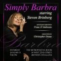 SIMPLY BARBRA Returns To The Metropolitan Room 1/8/2011