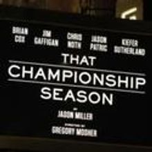 Photo Coverage: UP ON THE MARQUEE: That Championship Season