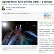 NJ Star-Ledger Reviews SPIDER-MAN