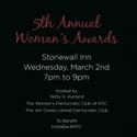 5th ANNUAL WOMEN'S AWARDS Benefits Holla Back 3/2