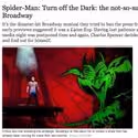 UK Telegraph Reviews SPIDER-MAN: 'Please, Lord, make it stop'