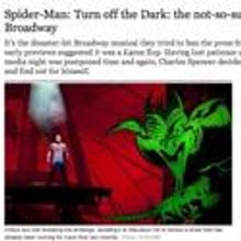 UK Telegraph Reviews SPIDER-MAN: 'Please, Lord, make it stop'